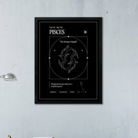 Piscis – Ilustración – Mapa Zodiacal