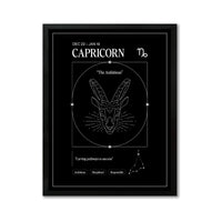 Capricornio – Ilustración – Mapa Zodiacal