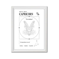 Capricornio – Ilustración – Mapa Zodiacal