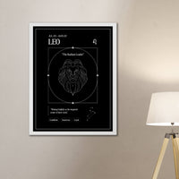 Leo – Ilustración – Mapa Zodiacal
