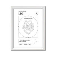 Leo – Ilustración – Mapa Zodiacal